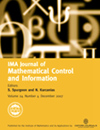 IMA JOURNAL OF MATHEMATICAL CONTROL AND INFORMATION封面